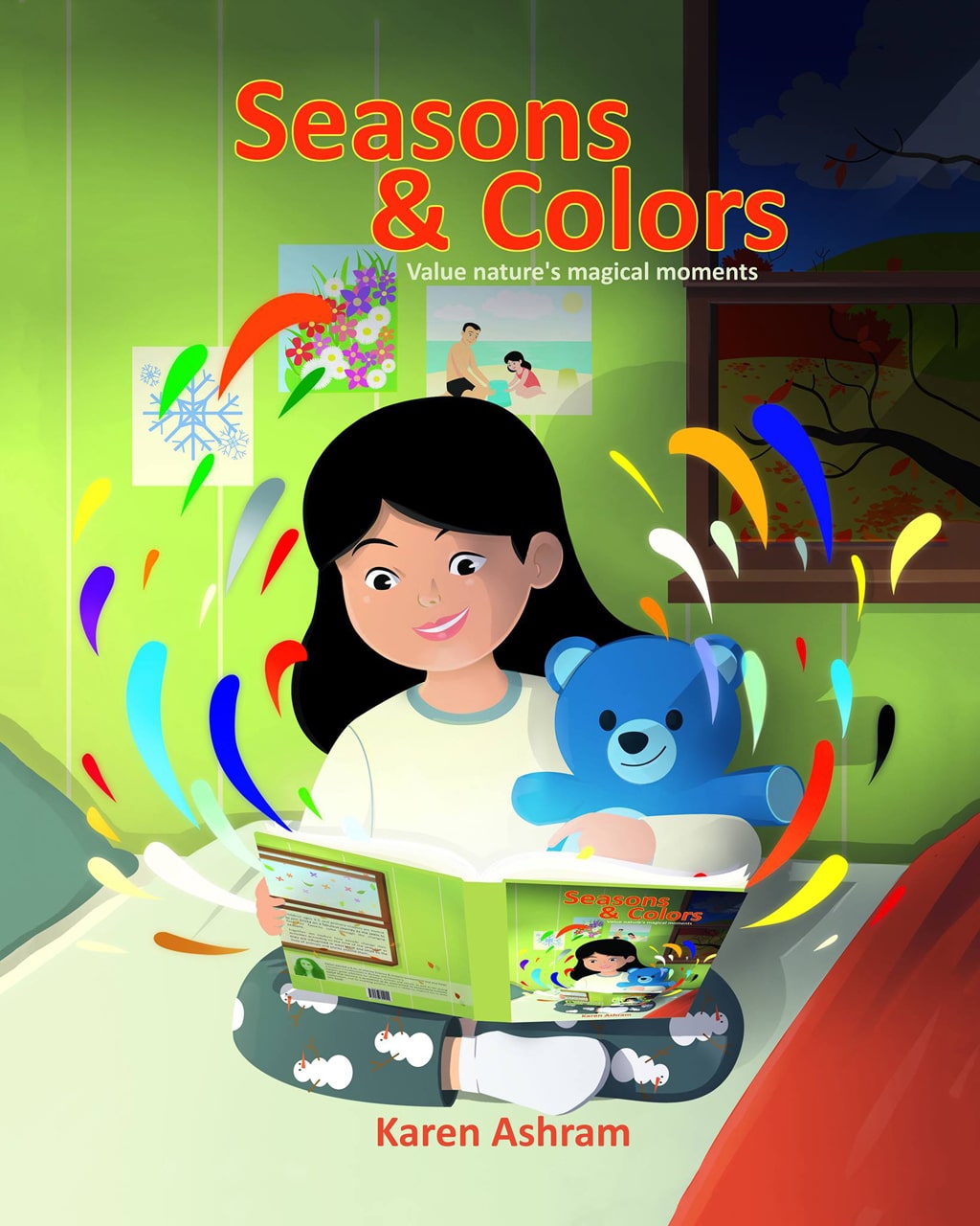 Seasons and Colors, Seasons and Colors English Edition, Seasons and Colors by Karen Ashram, best books for kindergarten, best picture book for childrens